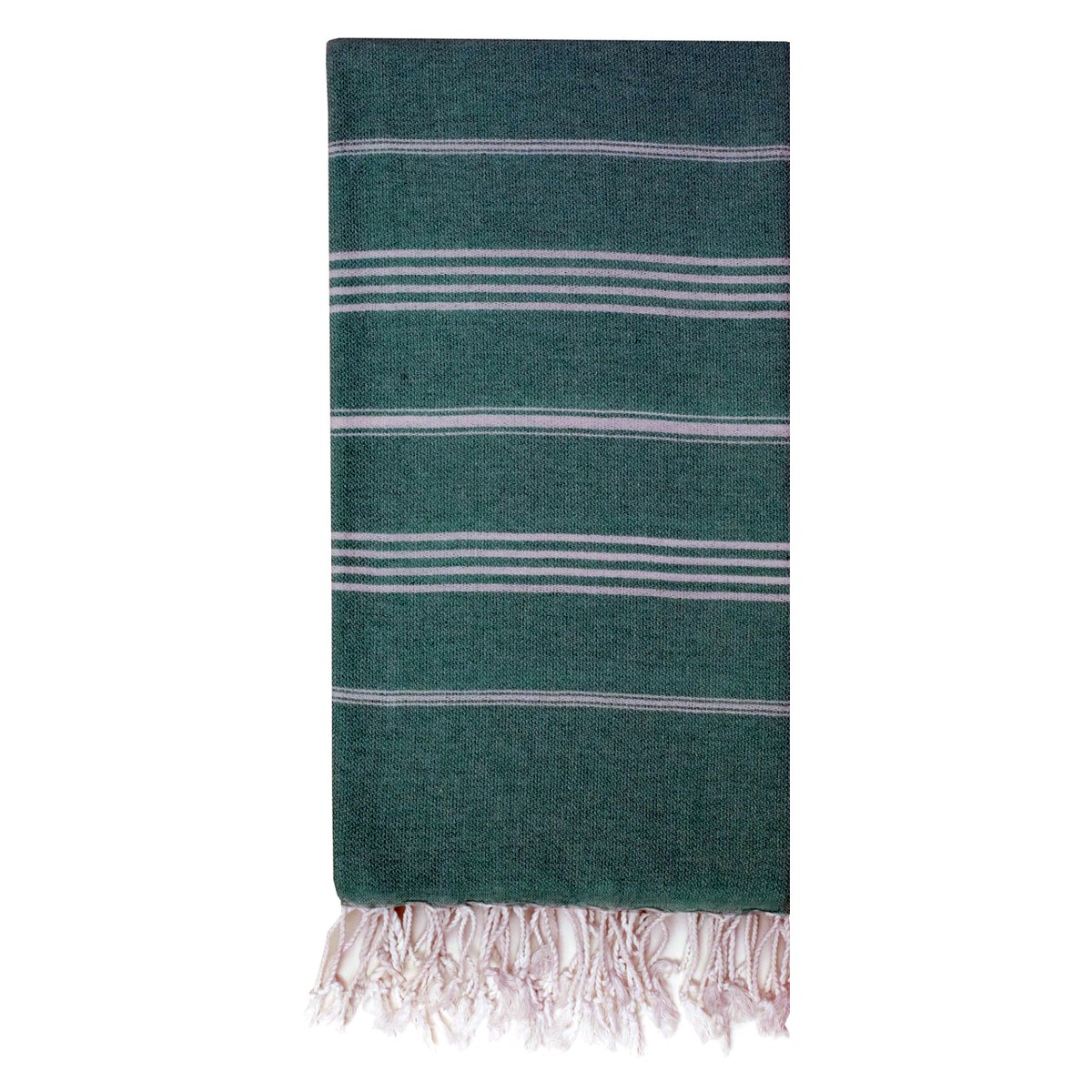 Sultan Classic Turkish Beach Towel in White — wholesale Turkish cotton, 40 × 72 in — view 20
