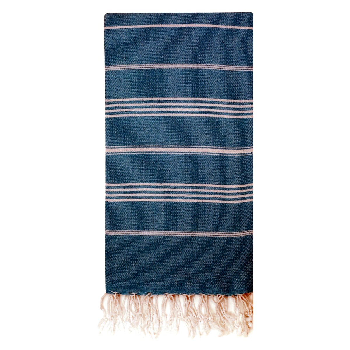 Sultan Classic Turkish Beach Towel in White — wholesale Turkish cotton, 40 × 72 in — view 18
