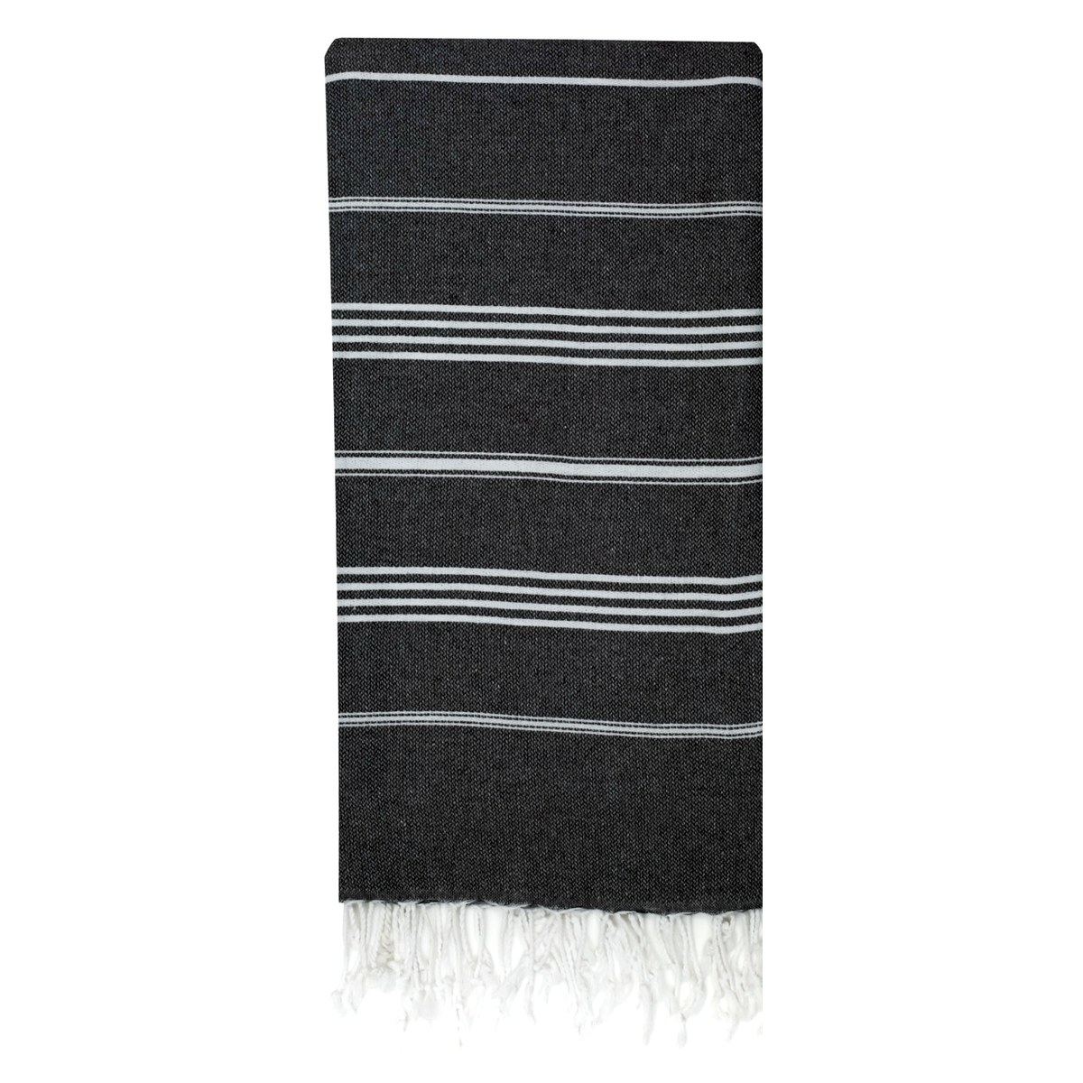 Sultan Classic Turkish Beach Towel in White — wholesale Turkish cotton, 40 × 72 in — view 8