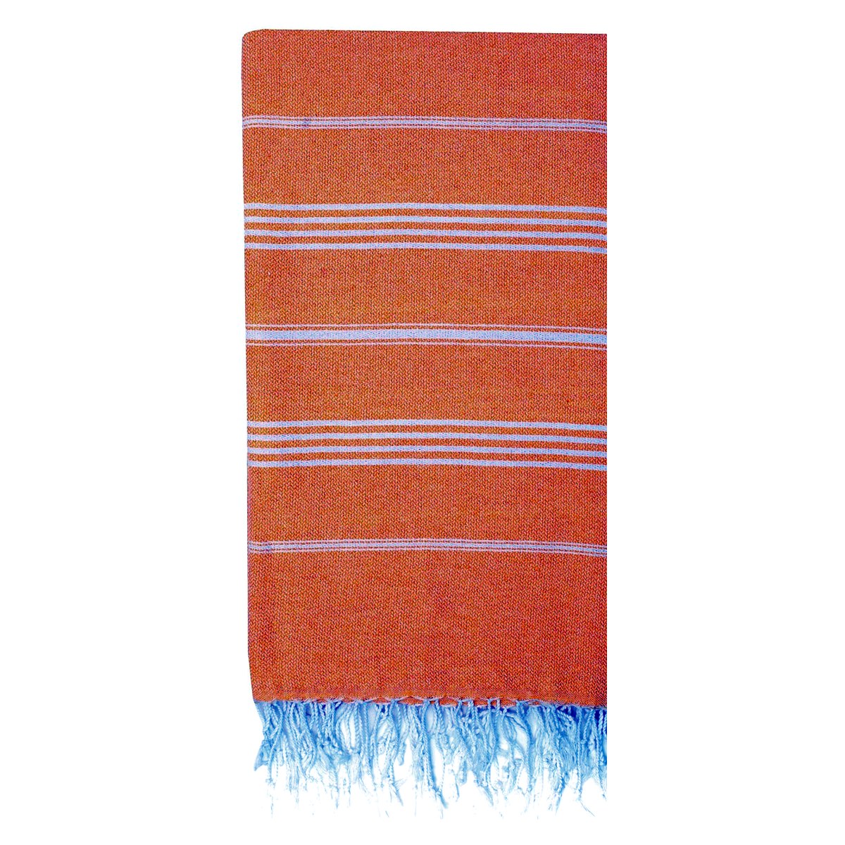 Sultan Classic Turkish Beach Towel in White — wholesale Turkish cotton, 40 × 72 in — view 4