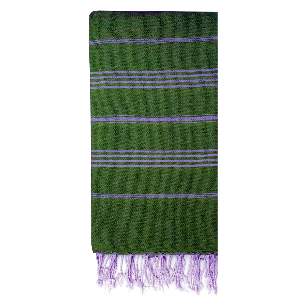 Sultan Classic Turkish Beach Towel in White — wholesale Turkish cotton, 40 × 72 in — view 17